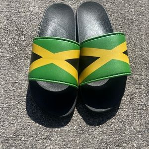 Jamaican Flag Slides Unisex 🇯🇲